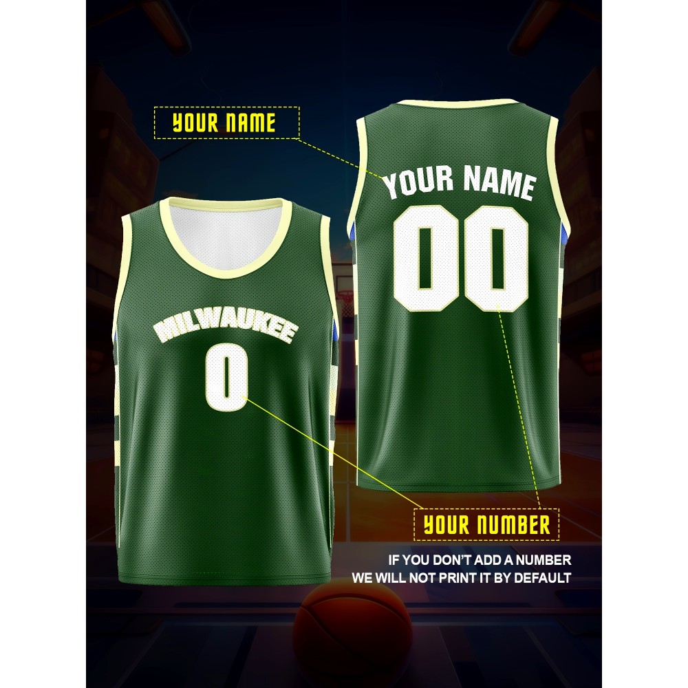 [Custom Basketball Jersey] Breathable Custom Youngsters' Basketball Jersey with Name & Number | Comfort Fit for Training & Games, Perfect for Boys & Girls