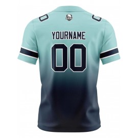 Customizable Women'S Football Jersey - Personalized Name, Number & Logo, Comfort Fit for Sports, Training & Casual Wear, Summer V-Neck T-Shirt with Bold Yellow & Red Design, Football Jersey, Nonelastic Fabric