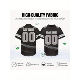 Female football fans who customize large-sized Women's football jerseys, personalized football jerseys with team names and numbers, and customized football uniforms as gifts