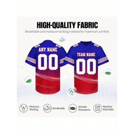 Female football fans who customize large-sized Women's football jerseys, personalized football jerseys with team names and numbers, and customized football uniforms as gifts