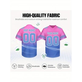 Female football fans who customize large-sized Women's football jerseys, personalized football jerseys with team names and numbers, and customized football uniforms as gifts