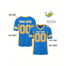 Custom Mesh Football Jersey - Personalized Practice Jerseys for Women, Stitched and Printed Name& Number, Lightweight& Breathable for Training and Games