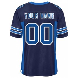 Custom Mesh Football Jersey - Personalized Practice Jerseys for Women, Stitched and Printed Name& Number, Lightweight& Breathable for Training and Games