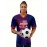 Women's Large Size Professional Sports Fabric Creative Pattern Print USA Home Soccer Jersey T-shirt, Soccer Jersey Flag Uniforms Shirts Breathable And Lightweight, Moisture-Wicking, As Gifts For Sports Fans