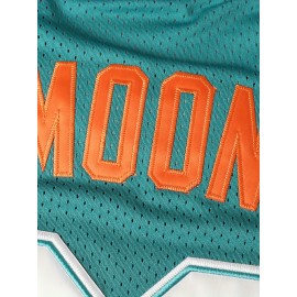 Men's #33 Embroidered Basketball Jersey - Sleeveless Polyester Vest with 