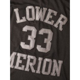 Stitched #33 Black Basketball Jersey, Breathable, Sleeveless, Embroidered Uniform Shirt For Men, Perfect For Sports & Outdoor Activities