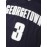 Stitched #3 Mens Navy Basketball Jersey, Breathable, Sleeveless, Embroidered Uniform Shirt For Men, Perfect For Sports & Outdoor Activities