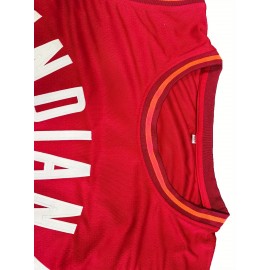 Stitched #22 Red Basketball Jersey, Breathable, Sleeveless, Embroidered Uniform Shirt For Men, Perfect For Sports & Outdoor Activities