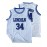 Men's #34 for LincoLn Embroidered Basketball Jersey - Breathable Mesh Sleeveless Sports Shirt for All Seasons, Perfect for Team Sports & Outdoor Activities, Outdoor Activity Jersey | Casual Style Jersey | Durable Sportswear