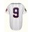 Men's#9 White Aseball Jeresys Stitched Name And Number