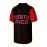 Men's Puerto Rico #9 Embroidered Baseball Jersey - Black & Red V-Neck, Button-Up, Loose Fit for Sports, Parties & Casual Wear, Puerto Rico Shirt