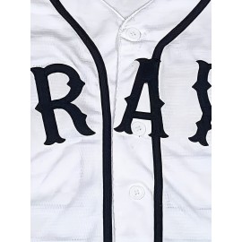 Men's#20 White Baseball Jeresys Stitched Name And Number