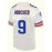 Men's White #9 Breathable Rugby Jersey, Active Slightly Stretch V Neck Short Sleeve Uniform American Football Shirt For Training Competition Party S-XXXL