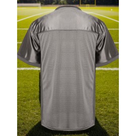 Men's Polyester Rugby Jersey | V-Neck, Breathable & Stretchy | Multi-Season Sports Top with Details | Ideal for Casual Wear & Team Sports | Machine Washable | Suitable for All Seasons