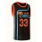 Men's #33 Embroidered Basketball Jersey - Breathable Mesh V-Neck Sleeveless Athletic Tank Top with 
