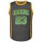 Men's #23 Embroidered Basketball Jersey - White & Green, Breathable Sleeveless V-Neck Sports Uniform for Parties, Outdoor Activities & Team Sports, Team Apparel | Sleeveless Jersey | Flexible Wear