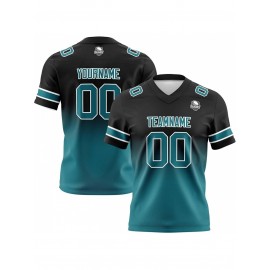 Customizable Women'S Football Jersey - Personalized Name, Number & Logo, Comfort Fit for Sports, Training & Casual Wear, Summer V-Neck T-Shirt with Bold Yellow & Red Design, Football Jersey, Nonelastic Fabric