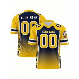 Customized large-sized football jerseys, personalized sportswear stitching, team names and numbers, large-sized Women's jerseys, loose and sporty