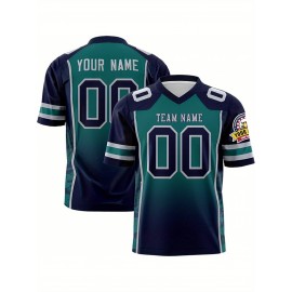 Customized large-sized football jerseys, personalized sportswear stitching, team names and numbers, large-sized Women's jerseys, loose and sporty