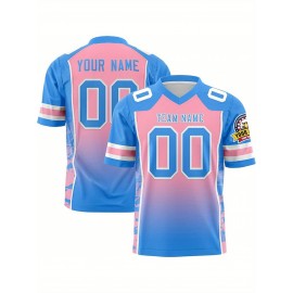 Customized large-sized football jerseys, personalized sportswear stitching, team names and numbers, large-sized Women's jerseys, loose and sporty