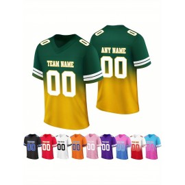Female football fans who customize large-sized Women's football jerseys, personalized football jerseys with team names and numbers, and customized football uniforms as gifts
