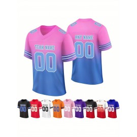 Female football fans who customize large-sized Women's football jerseys, personalized football jerseys with team names and numbers, and customized football uniforms as gifts