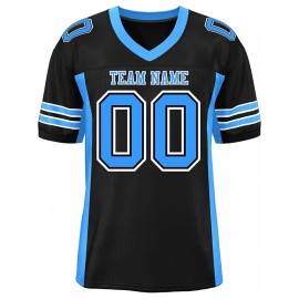 Custom Mesh Football Jersey - Personalized Practice Jerseys for Women, Stitched and Printed Name& Number, Lightweight& Breathable for Training and Games