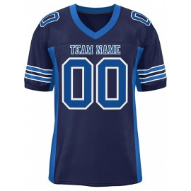 Custom Mesh Football Jersey - Personalized Practice Jerseys for Women, Stitched and Printed Name& Number, Lightweight& Breathable for Training and Games